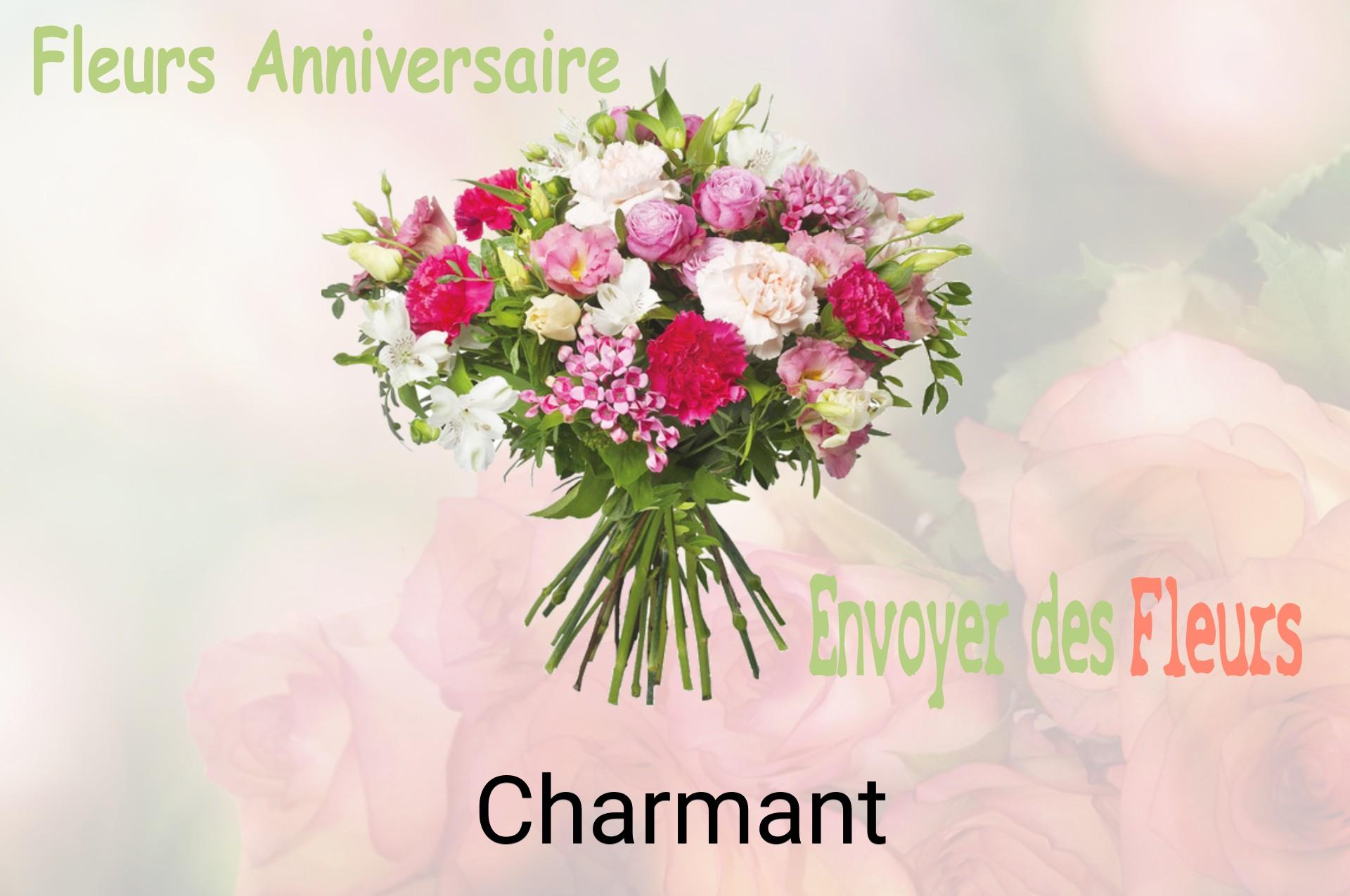 Bouquet de fleurs d’anniversaire livré à Charmant